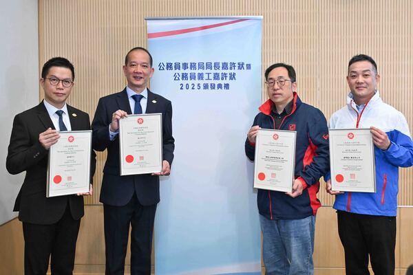 Outstanding civil servants lauded