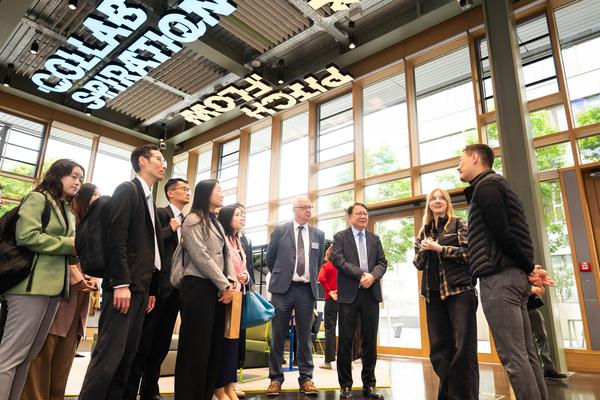 CS visits German university town